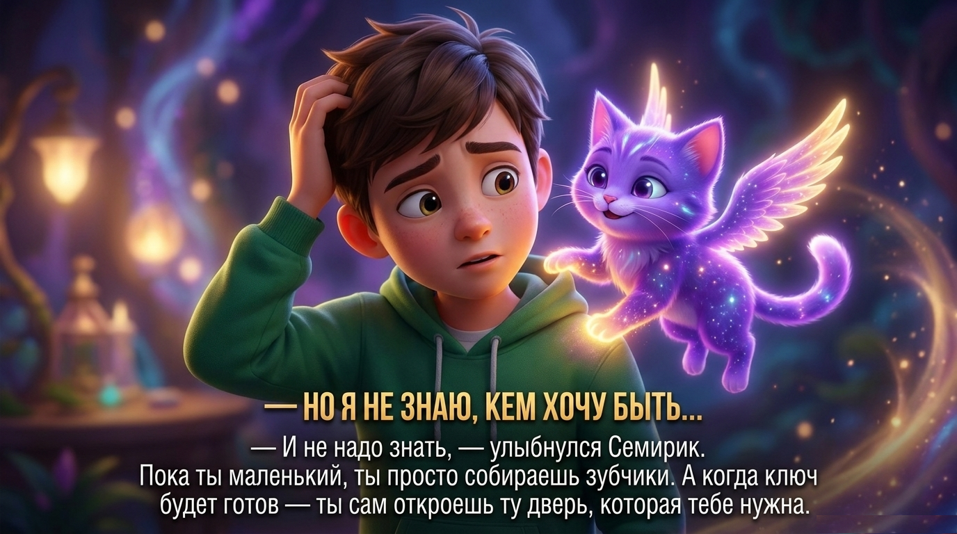 Иллюстрация сказки Семирика
