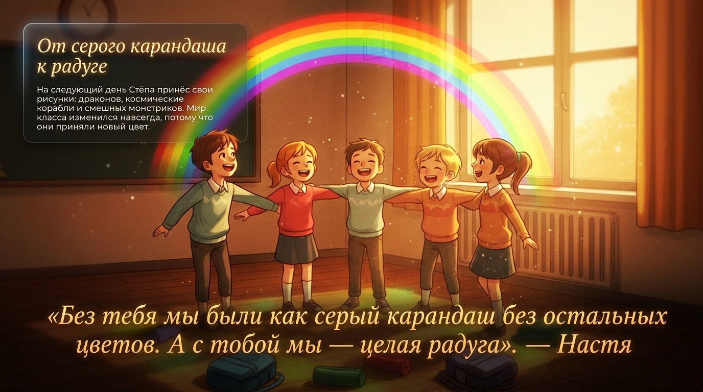Иллюстрация сказки Семирика