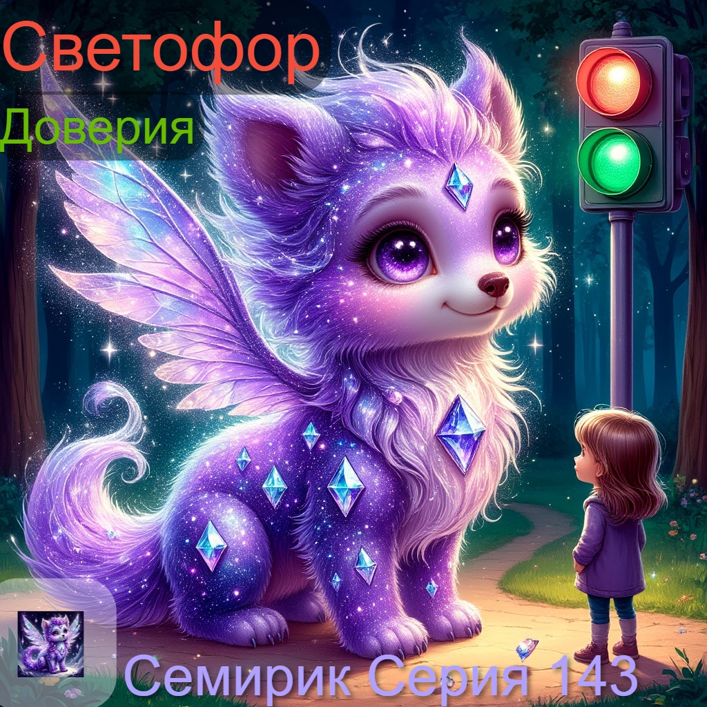 СКАЗКА О ТОМ, КАК СЕМИРИК НАУЧИЛ ВАРЮ ПРАВИЛУ «СВЕТОФОР ДОВЕРИЯ». Серия № 143