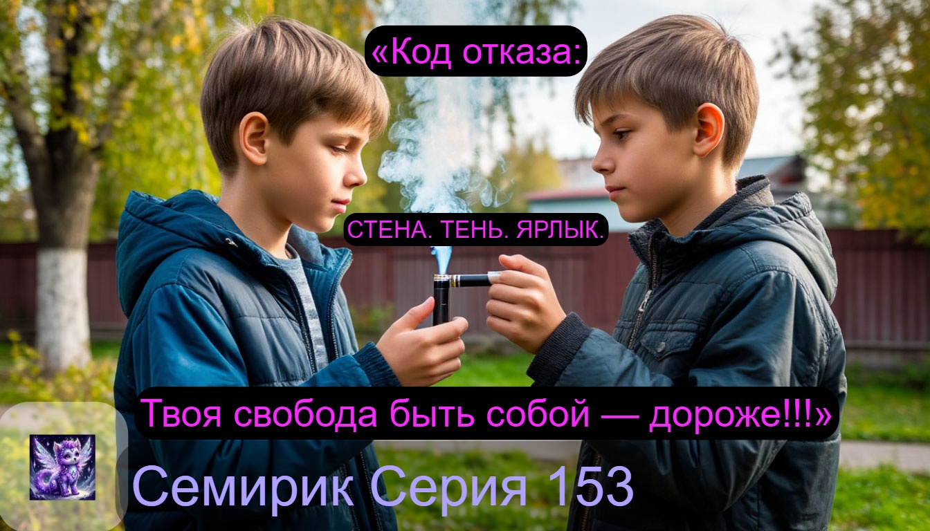 СКАЗКА О ТОМ, КАК СЕМИРИК ДАЛ АНТОНУ КОД ОТКАЗА «СТЕНА-ТЕНЬ-ЯРЛЫК». Серия № 153