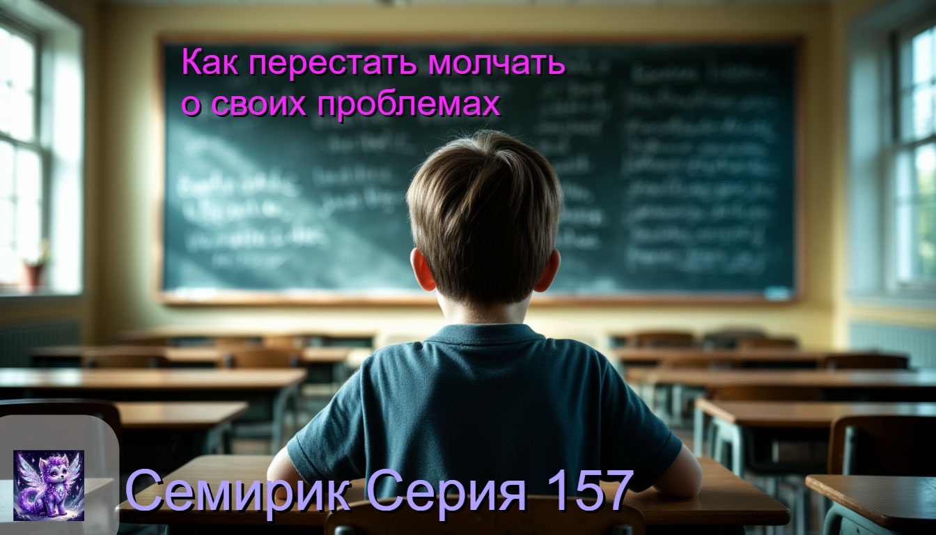 СКАЗКА О ТОМ, КАК СЕМИРИК ПОМОГ АРТЁМУ ВЫЙТИ ИЗ КОМНАТЫ-АКВАРИУМА. Серия № 157