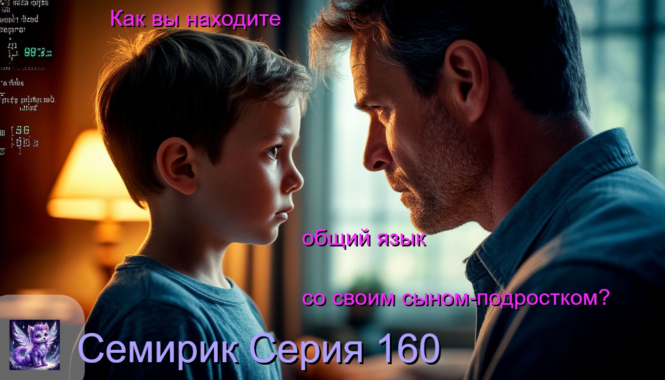 СКАЗКА О ТОМ, КАК СЕМИРИК ПОМОГ ПАПЕ ПЕРЕЗАГРУЗИТЬ ПРОТОКОЛ «ОТЕЦ-СЫН». Серия № 160