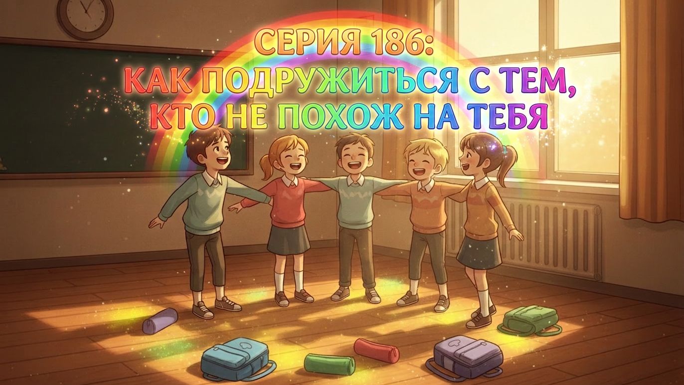 КАК ПОДРУЖИТЬСЯ С ТЕМ, КТО НЕ ПОХОЖ НА ТЕБЯ. Серия N 186